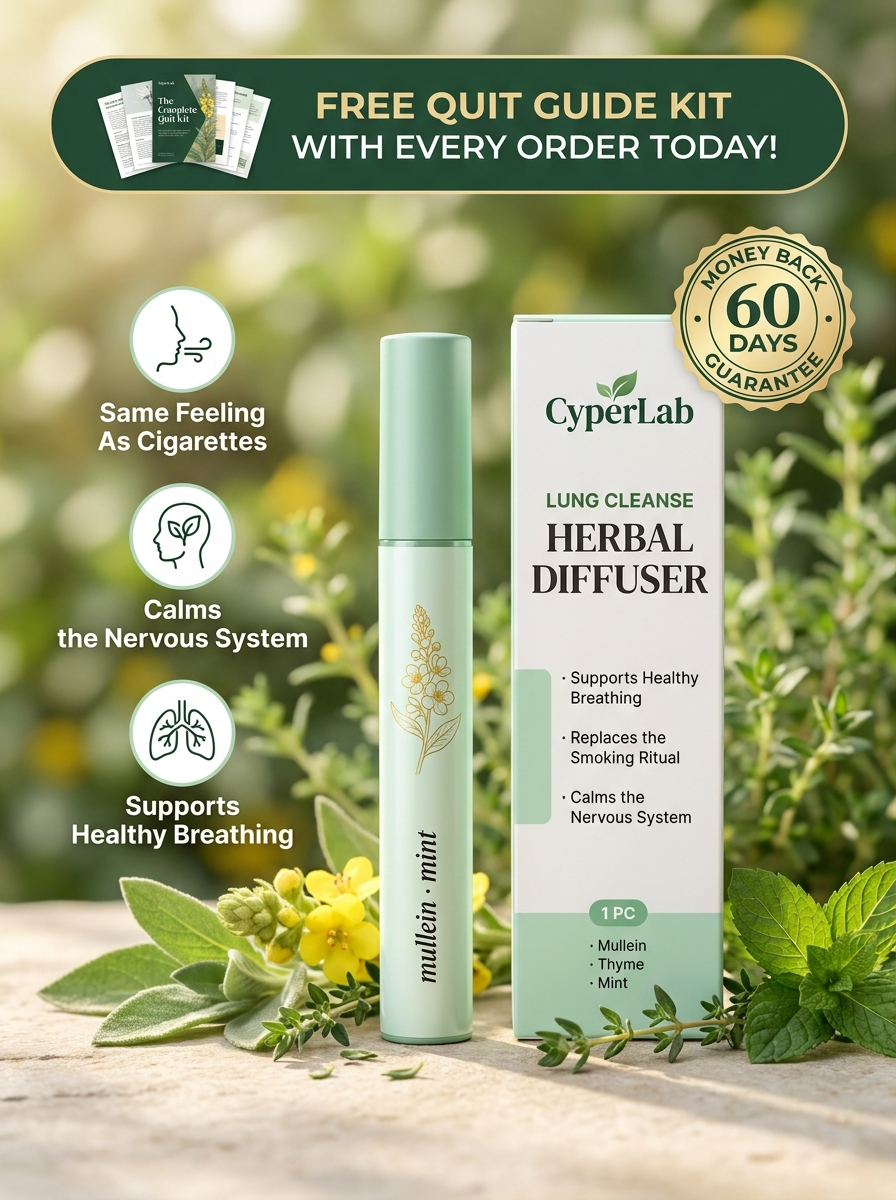 Mullein Botanical Pen  — Inhale A Few Puff Of This "Miracle Pen" To Replace Smoking Or Vaping Daily